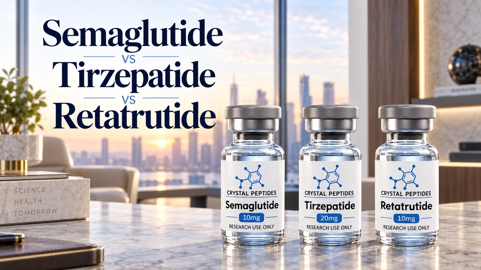 Semaglutide, Tirzepatide e Retatrutide: Agonismo recettoriale singolo, doppio e triplo