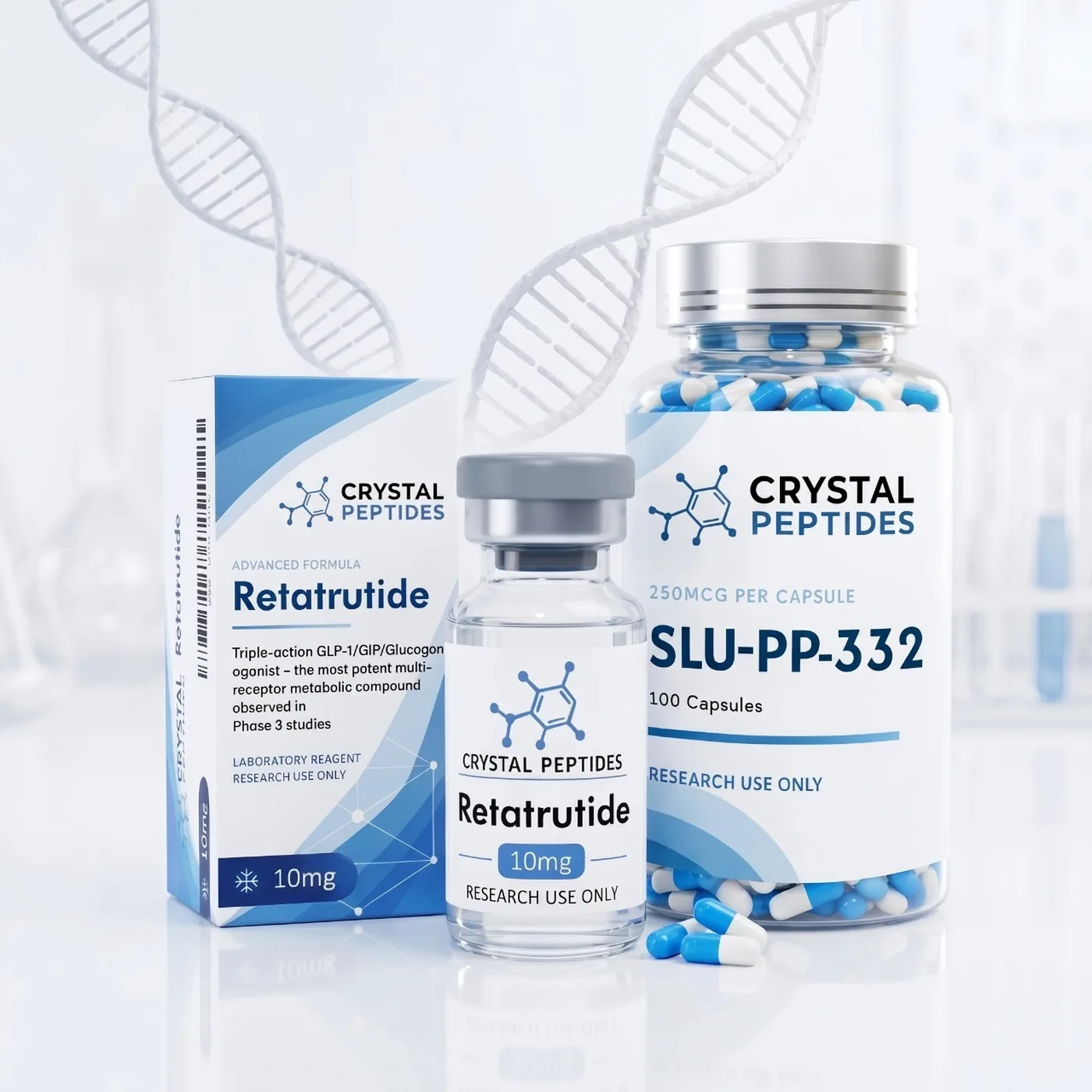 Prodotti Crystal Peptides per la ricerca